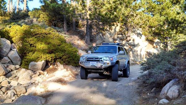 Clarkes Grade on the way to Big Bear, CA