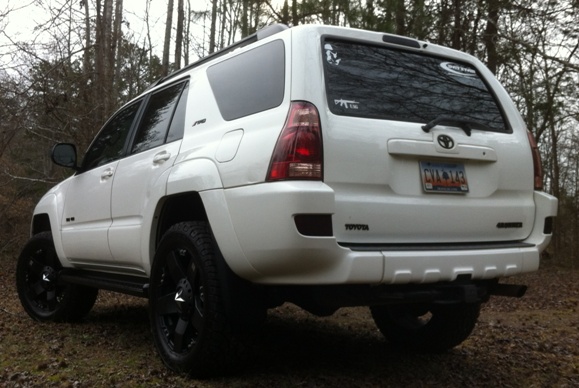cleaned up and parked in some trees