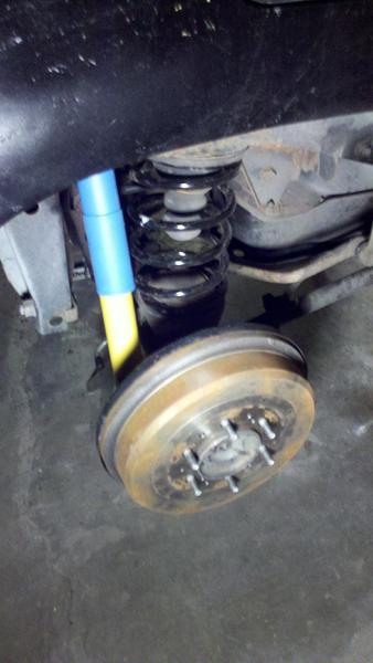 Coils and shocks installed