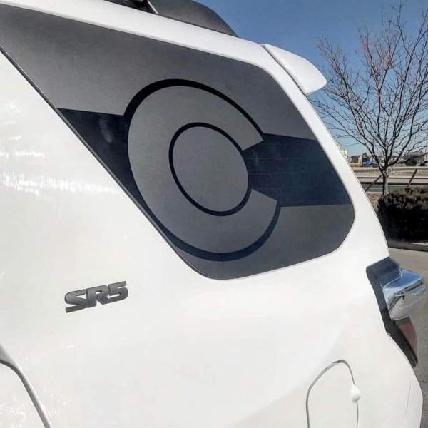 Colorado decal flag made for 4runner 5th gen