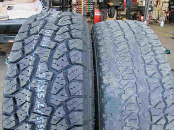 Comparison of 265/75-16 Hankook RF10 vs 265/70-16 Firestone Destination AT