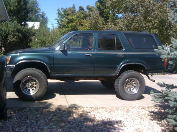 Completed with the bJ spacers, LC springs, extended brake line new cv axel, and shocks
