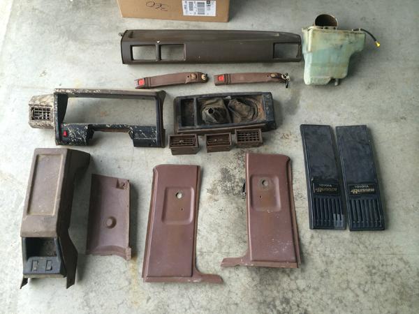 Craiglist score. I've looked all over for the interior b-pillar uppers and ended up finding them 3 miles away from my house. I will be able to SEM coa