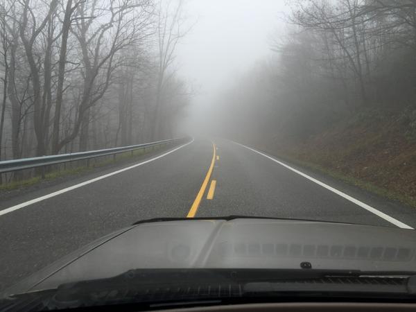 Cruising back from Snowshoe, WV.
