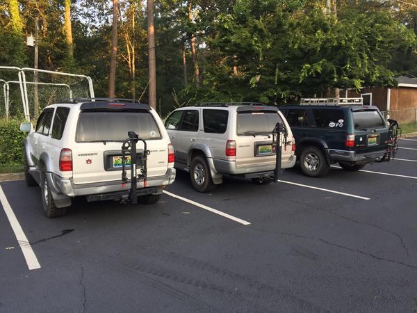 Current 3rd gen fleet.  Left to right- '99, '99, 96'.  Mine-daughter-son.  All 3 limiteds with rear locker.