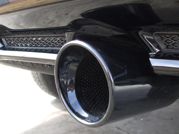 Custom black tip for my aftermarket exhaust