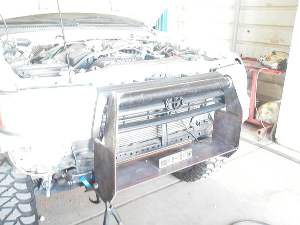 Custom front push bar in works