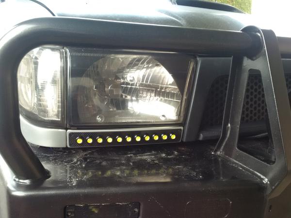 Custom headlight filler LED strips