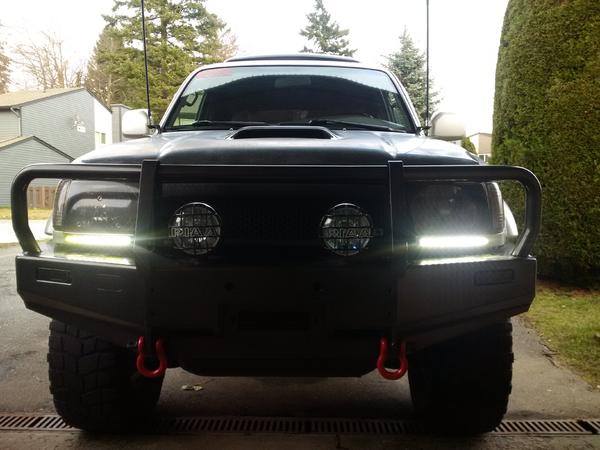 Custom headlight filler LED strips