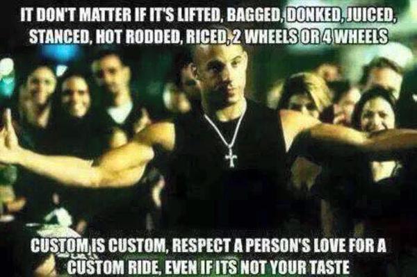 Custom is Custom