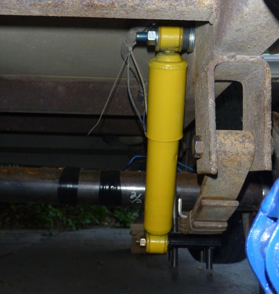Custom shock install