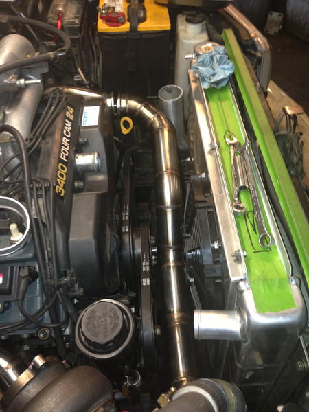 custom stainless steel exhaust crossover