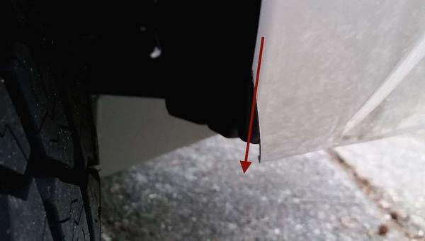 Cut front fender 1