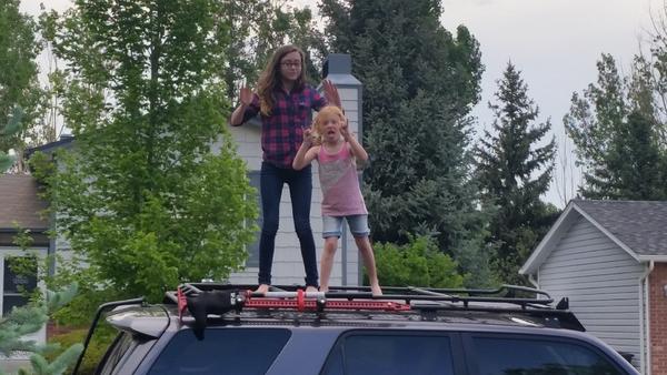 Da Girls testing out the new Gobi.