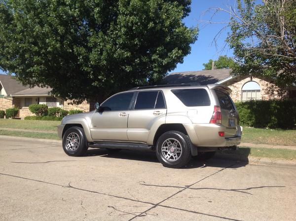 Dark tint and TRD Pro wheels.   They truly set off the truck!   Icon lift next month and BFG's on order!