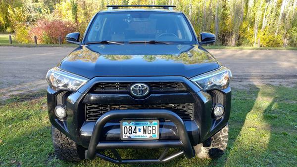 Dassel, MN 2
3" OME Suspension Lift
KMC Rock Star II Rims, Machined
Toyo Open Country R/T 285/65 R18
Rhino Rack 48" Aero Bars
Go-Rhino! Dominator Hitc