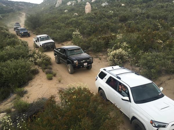 Day wheeling trip to Otay Mountain Truck Trails in San Diego, CA