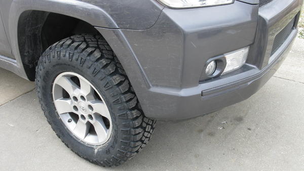 daystar 2.5"/1" and duratracs 265/70/17