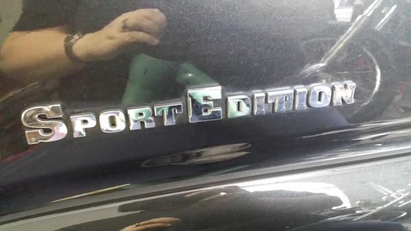 Debadging BEFORE pic