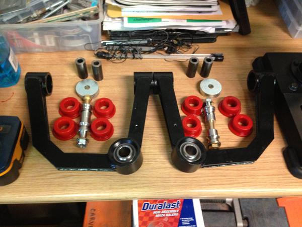 Desert products 4130 boxed chromoly UCA w/ uniball conversion !