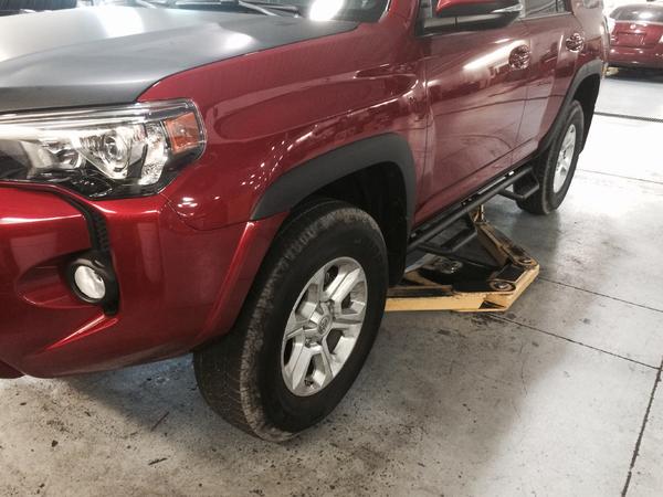 Dipped front and rear fenders trim.  Vehicle is now ready for a lift kit, wheels and tires.