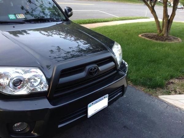 Dipped the front grille.