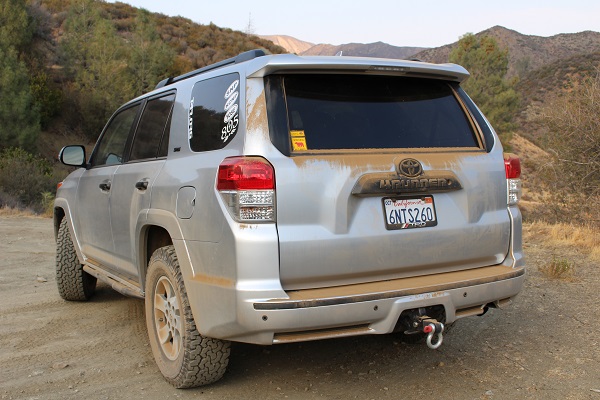 Does this happen to you when you hit the trails? Dirt loves to collect under my rear window.