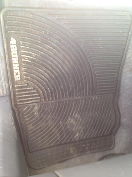 dont know why i took a pic of this, but i do love the oem all weather mats!