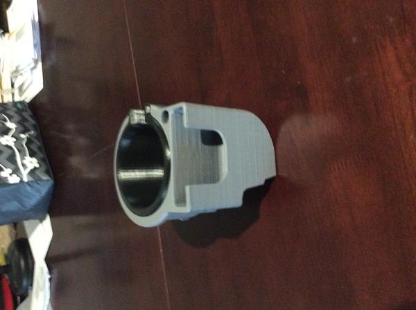 Don't know why this one is sideways but another view of new cup holder by