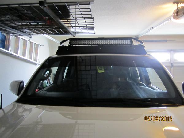 Double row 31.5 in LED light bar in the Gobi Stealth