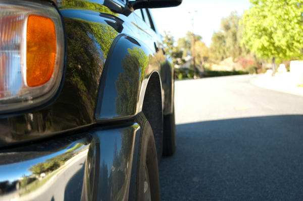 Down the side