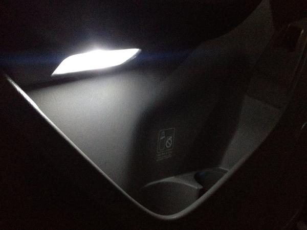 Driver door.  The camera alters iris to adjust for light this light is pretty stupid bright in real time. Lights up the ground all around door. In the