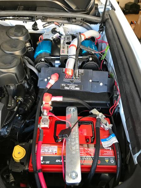 Drivers side - with Switch Pro and ARB dual compressor