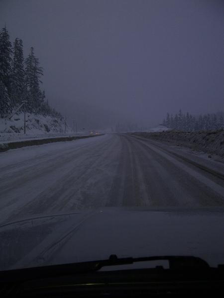 Driving over the Coquihalla Highway 5, last Winter...