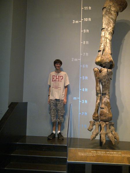 Drumheller Royal Tyrol Museum... my middle boy!