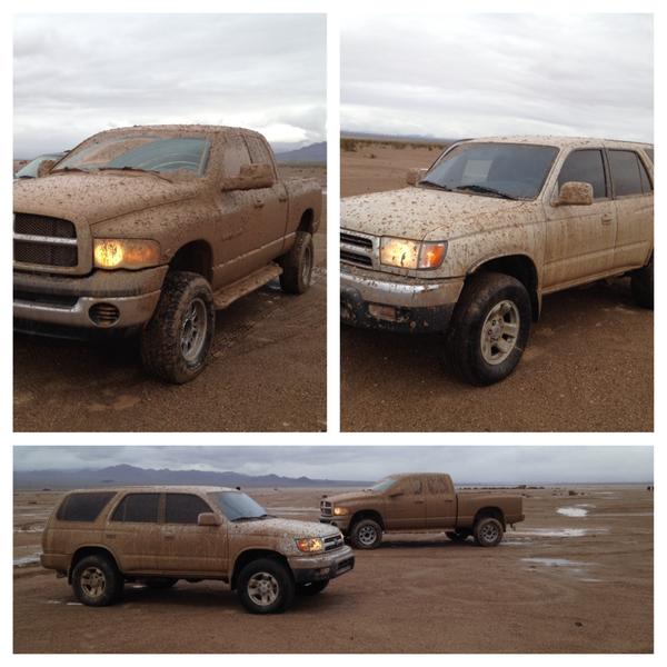 Dry Lake bed fun after some rain.....
