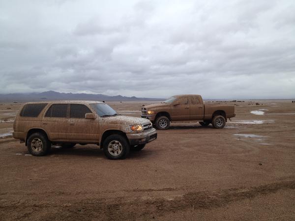 Dry lake bed fun