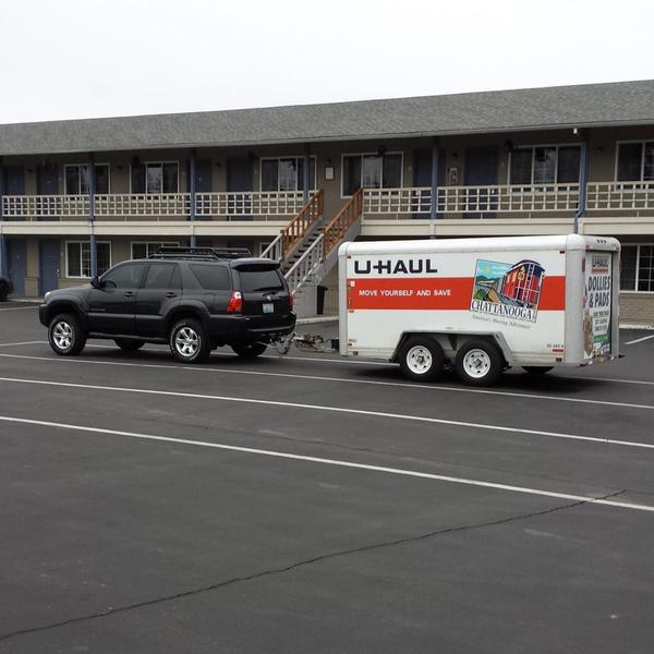 During the drive to california. FJ springs under a serious load