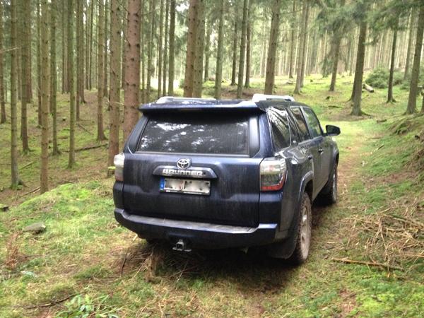 Ehlenz, Germany...riding through the forest.
