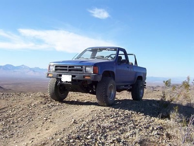 El Paso Mountains (more like hills) in California. Best "before" shot I have of the truck