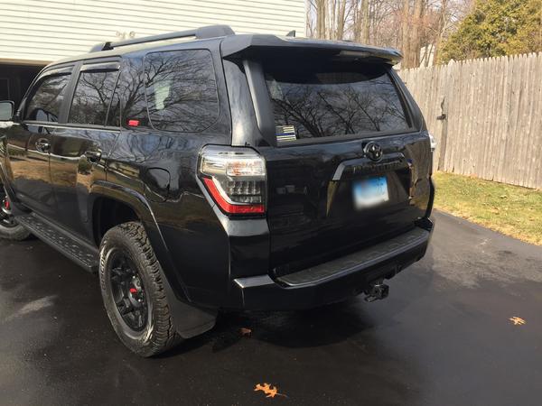 Emblem and TOYOTA blacked out