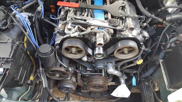 Engine work almost done.