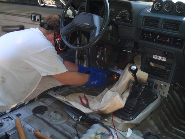 Even found cancer near the driver's foot rest. No good