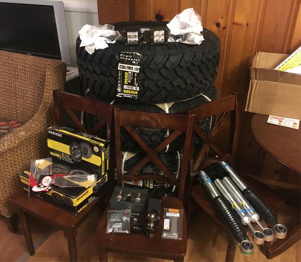 Everything except the new coil springs