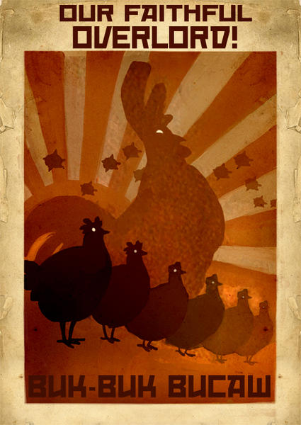 Evil Chicken Overlords by Etoli