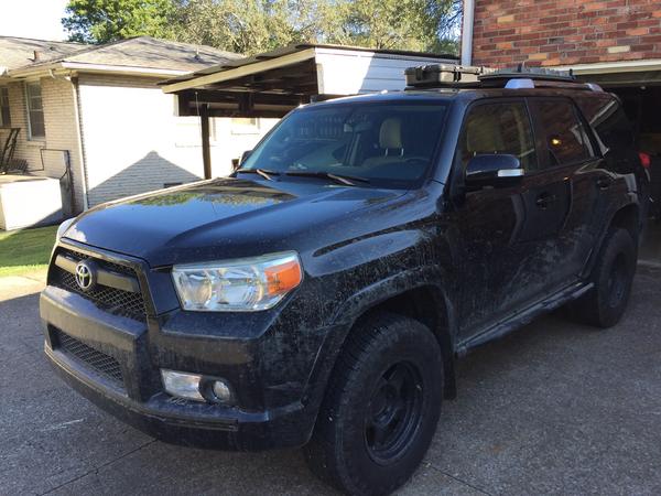 Extremely dirty after a weekend of exploring