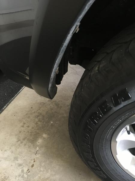 Fender mods to accomodate tire