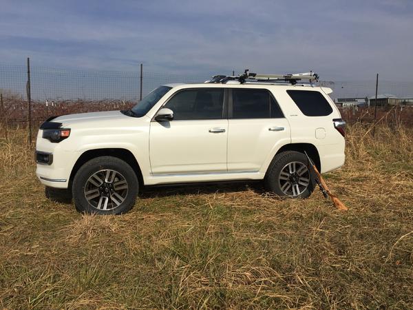 field 4x4 ready with lift and removal of the stock 'pizza cutter' tires