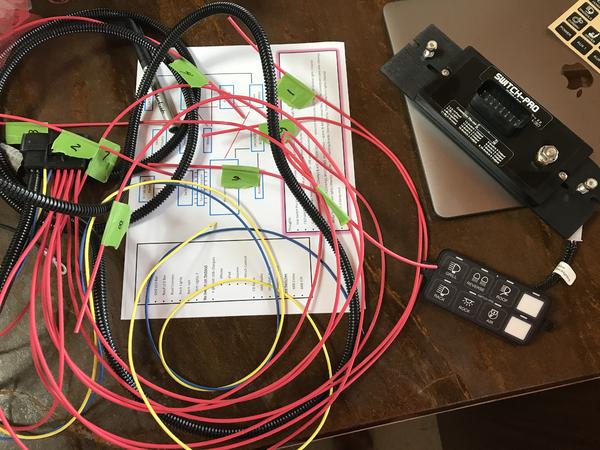 Figuring out & labeling the mess of wires in the switch pro