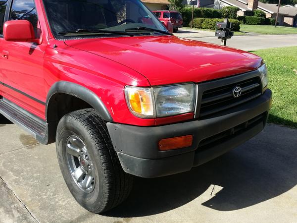 Finally got the hood replaced and painted.  Also started refinishing my wheels one at a time.